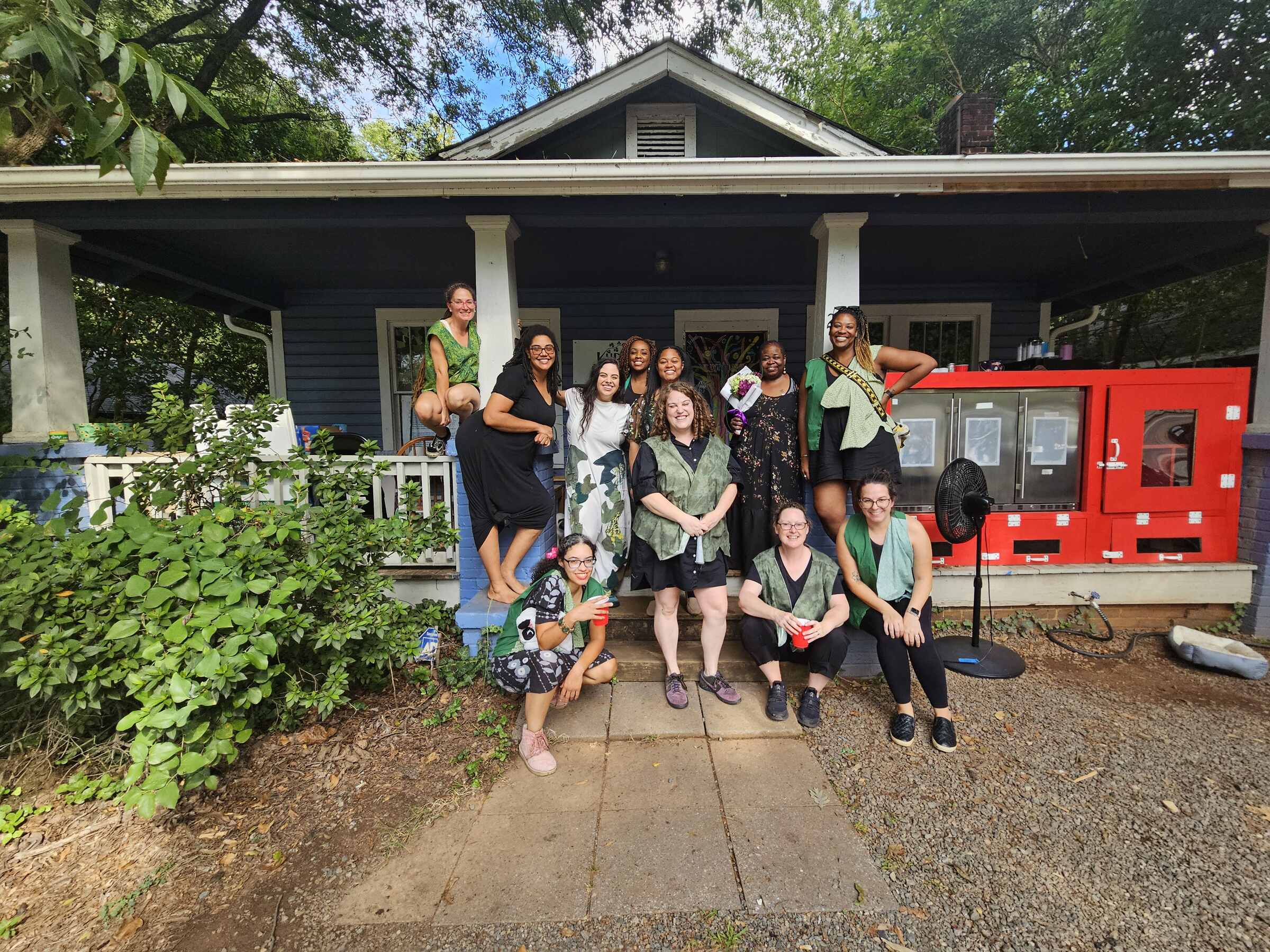 Mixed Metaphors Productions artists gathered together in community