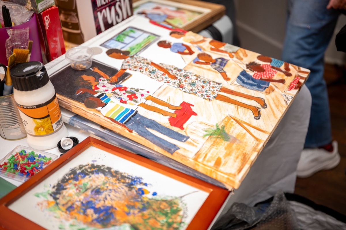 Artists gathered together in community